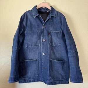 Levi’s Engineers Coat in Fleece-Lined Denim